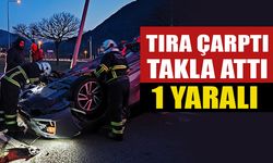 TIRA ÇARPTI TAKLA ATTI 1 YARALI