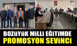 BOZÜYÜK MİLLİ EĞİTİMDE PROMOSYON SEVİNCİ