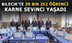 BiLECiK'TE 39 BiN 252 ÖĞRENCİ KARNE SEVİNCİ YAŞADI