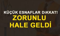 KÜÇÜK ESNAFLAR DİKKAT! ZORUNLU HALE GELDİ!