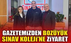 GAZETEMİZDEN BOZÜYÜK SINAV KOLEJİ’NE ZİYARET