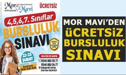 MOR MAVİ’DEN ÜCRETSİZ BURSLULUK SINAVI