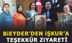 BİEYDER'DEN İŞKUR'A TEŞEKKÜR ZİYARETİ