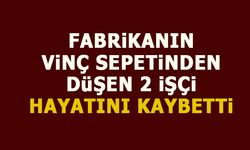 FABRiKANIN  ViNÇ SEPETiNDEN  DüŞEN 2 iŞÇi HAYATINI KAYBETTi