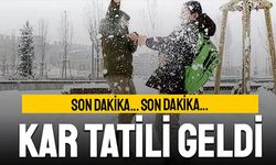 BİLECİK'TE OKULLARA KAR TATİLİ