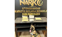 Narkotik köpeği 4.5 kilo uyuşturucuyu buldu