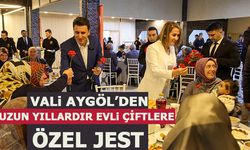 VALİ AYGÖL'DEN UZUN YILLARDIR EVLİ ÇİFTLERE ÖZEL JEST