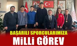 BAŞARILI SPORCULARIMIZA MİLLİ GÖREV