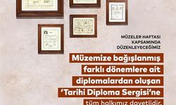 TARİHİ DİPLOMA SERGİSİ AÇILIYOR