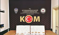 9 BİN 500 ADET KAÇAK MAKARON ELE GEÇİRİLDİ