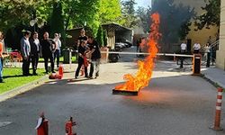 Yangın farkındalık eğitimi yapıldı