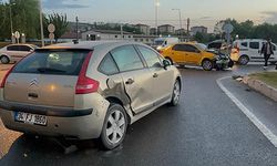 KURAL İHLALİ YAPAN TAKSİ KAZAYA SEBEP OLDU, 1 YARALI