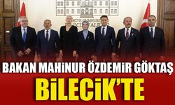 BAKAN MAHİNUR ÖZDEMİR GÖKTAŞ BİLECİK'TE