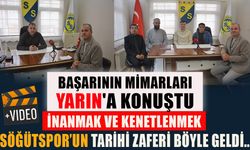 BAŞARININ MİMARLARI YARIN'A KONUŞTU