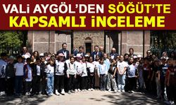 VALİ AYGÖL'DEN SÖĞÜT'TE KAPSAMLI İNCELEME