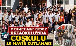 MEHMET AKİF ERSOY ORTAOKULU’NDA COŞKULU 19 MAYIS KUTLAMASI