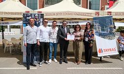 REKTÖR KAPLANCIKLI PROJE STANTLARINI ZİYARET ETTİ