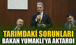 TARIMDAKİ SORUNLARI BAKAN YUMAKLI’YA AKTARDI