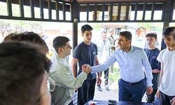 VALİ AYGÖL, YKS’YE HAZIRLANAN ÖĞRENCİLERLE BİR ARAYA GELDİ