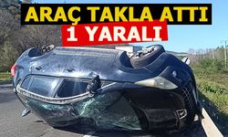 ARAÇ TAKLA ATTI: 1 YARALI