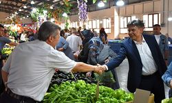 BAŞKAN DURGUT, PAZARCI ESNAFI İLE BİR ARAYA GELDİ