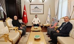 Vali Yiğitbaşı, şehit ailesini makamında ağırladı