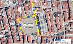 KAPALI PAZAR YERİ İNŞAATI İÇİN TRAFİK DÜZENLEMESİ