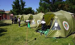 İZCİLER KAMP HEYECANI YAŞIYOR