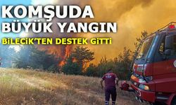 KOMŞUDA BÜYÜK YANGIN