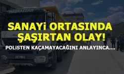 SANAYİ ORTASINDA ŞAŞIRTAN OLAY