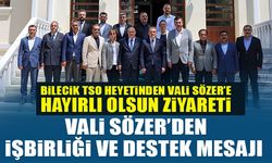 BİLECİK TSO HEYETİNDEN VALİ SÖZER’E HAYIRLI OLSUN ZİYARETİ