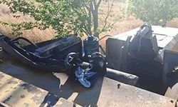 Biçerdöverdeki yangını köylüler su tankeriyle söndürdü