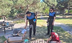 POLİS PİKNİKÇİLERİ YANGINLAR KONUSUNDA UYARDI