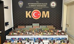 POLİSTEN KAÇAK MAKARON VE TÜTÜN OPERASYONU