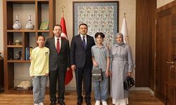 Vali LGS 2025 Türkiye birincilerini makamında ağırladı