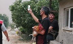 Yangında şehit olan işçinin görüntüleri yürekleri dağladı