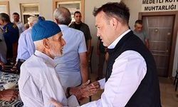 Kontrol altına alına yangın sonrası alevlerden etkilenen köylere ziyaret
