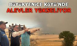BÜYÜKYENİCE KÖYÜ'NDE ALEVLER YÜKSELİYOR
