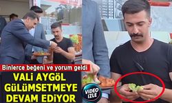 VALİ AYGÖL GÜLÜMSETMEYE DEVAM EDİYOR