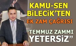 KAMU-SEN BİLECİK’TEN EK ZAM ÇAĞRISI