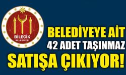 BELEDİYEYE AİT 42 ADET TAŞINMAZ SATIŞA ÇIKIYOR!