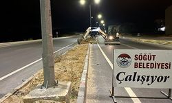 Söğüt’te Şehir Uyurken Temizlik Devam Etti