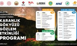 Karanlık Gökyüzü Gözlem Etkinliği Harmankaya Kanyonu’nda Başladı