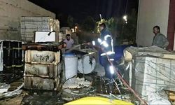 Depo yangını korkuttu