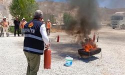 İtfaiye Müdürlüğü'nden uygulamalı eğitim