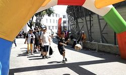 Kur'an Kursu öğrencilerine yönelik 'Spor Her Yerde" etkinliği