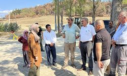 Kaymakam Kılıç, yangın sonrası çalışmaları yerinde inceledi