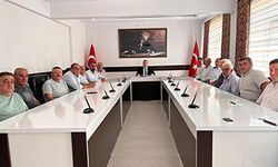 Kaymakam Ünal, muhtarlarla bir araya geldi
