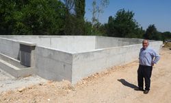 Yangına müdahale ve sulama amaçlı 450 tonluk su havuzu yapıldı