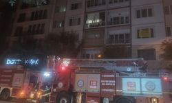 Apartmanda gece çıkan yangın mahalleyi ayağa kaldırdı: 1 yaralı
